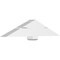 Ekena Millwork Redmond Architectural Grade PVC Gable Bracket, 60"W x 12 1/2"H x 6"D x 6"F, 5/12 Pitch GBP060X13X0606RED00 - alternate 1